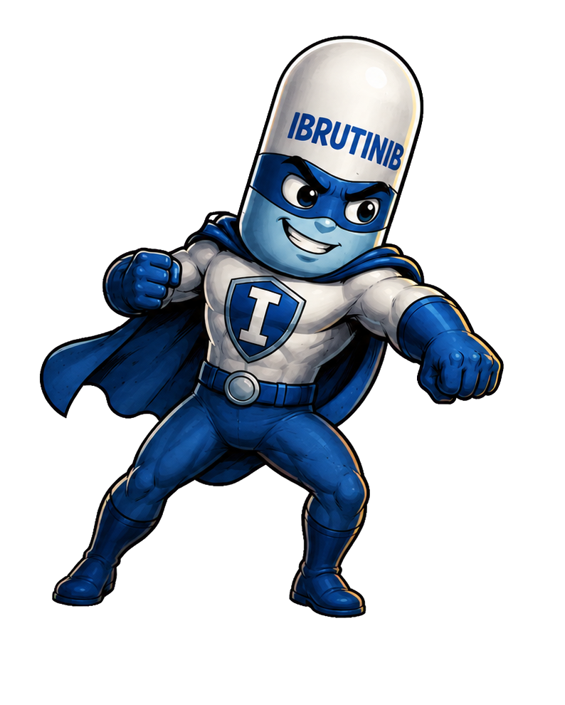 Ibrutinib superhero character